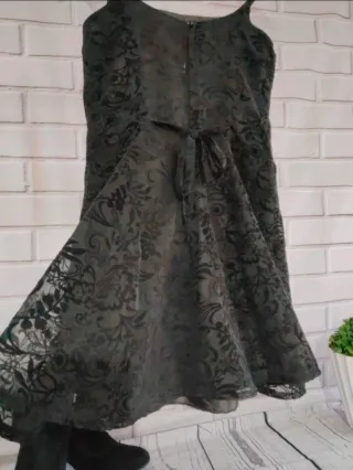 Vestido de fiesta negro Stylo talla 40