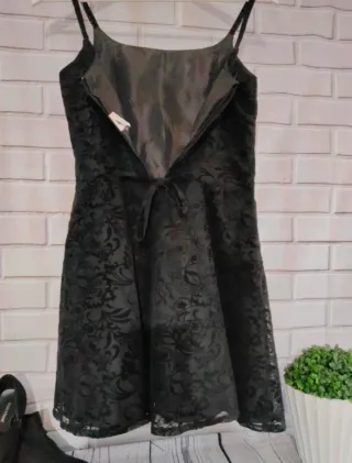 Vestido de fiesta negro Stylo talla 40