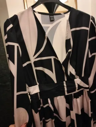 Abito lungo SHEIN fantasia geometrica