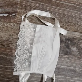 Vestido de cristianar con capota