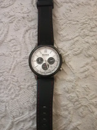Reloj Boss Negro y Plateado