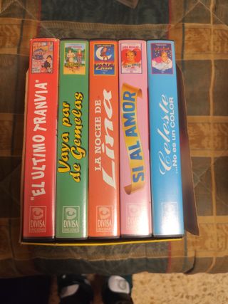 Lote Películas VHS Acción Aventura Animación