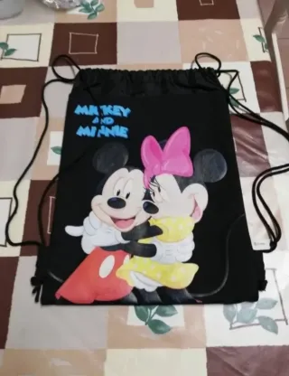 Bolsa de tela Mickey y Minnie