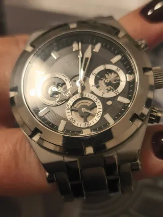 Orologio Guess Uomo Acciaio Cronografo