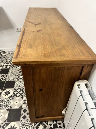 Aparador de madera estilo mexicano