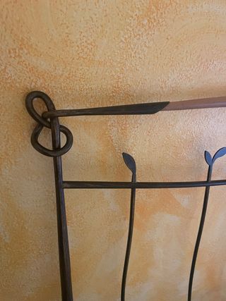 Dormitorio Matrimonio hierro forjado y Madera