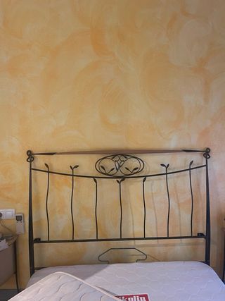 Dormitorio Matrimonio hierro forjado y Madera