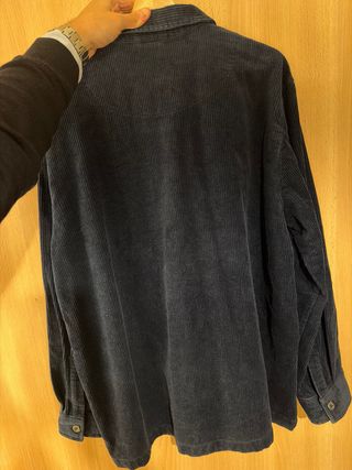 Chaqueta de Pana Azul Marino Primark Talla L