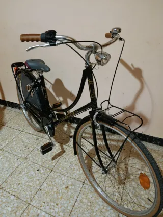 Bicicleta Clásica Retro Negra