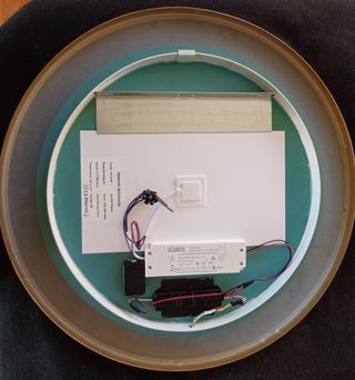 Espejo Baño Vera Oro Cepillado TOUCH