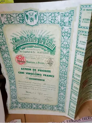 Acciones antiguas coleccionismo