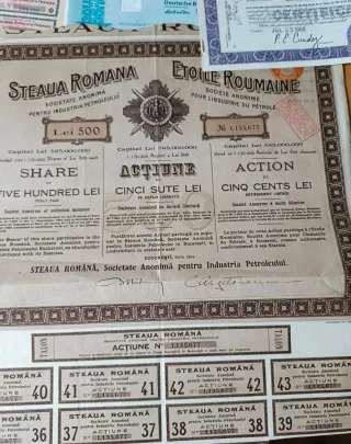 Acciones antiguas coleccionismo