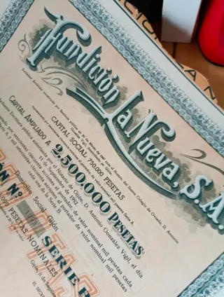 Acciones antiguas coleccionismo