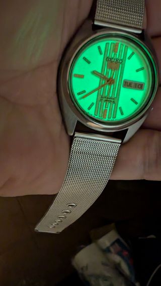 Seiko 5 Automatico Giallo Vintage