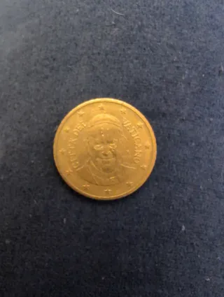 Moneda 0.50 cent. euros Vaticano Papa Francisco 2