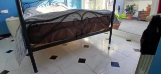 Cama metálica forja dosel