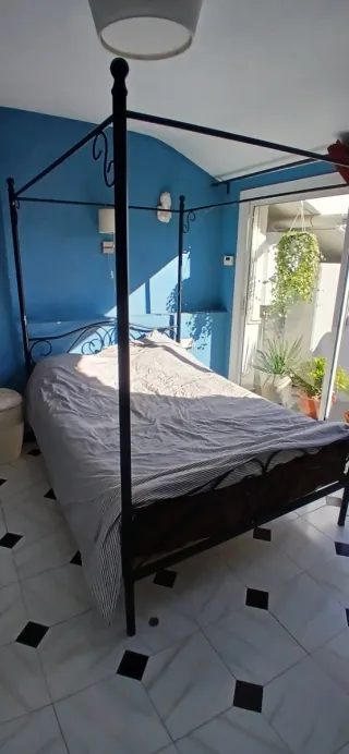 Cama metálica forja dosel