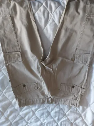 Calça cargo Mango bege