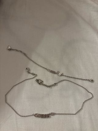 Pack Collar y Pulsera GUESS Plata