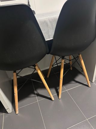 Pack 2 Sillas Negras