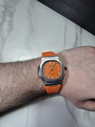 Reloj nautilus deportivo 42mm | NARANJA