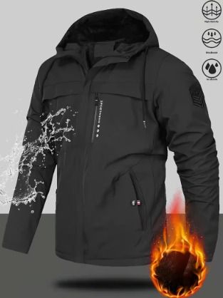Chaqueta  con Forro Polar de Invierno Impermeable