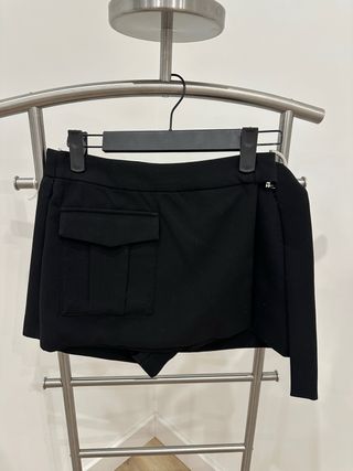 Falda-pantalón Zara Negra
