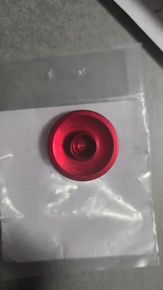Tapones para hoquilla por habré color rrojo