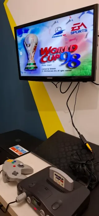 Nintendo 64 - World Cup 98 - N64 videogame