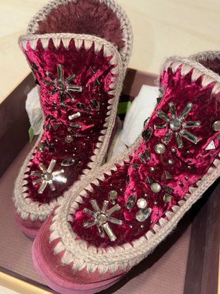 Botas Mou Moradas Talla 38