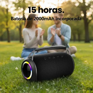 Altavoz Bluetooth con Luces LED 40W pico.
