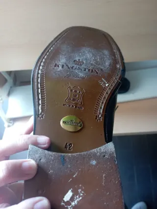 Zapatos vestir Kingston Talla 42 Negros poco uso