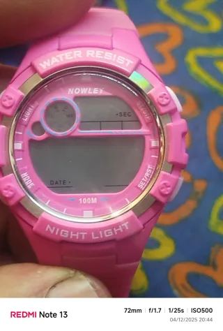 Reloj Nowley Rosa Infantil falta pila
