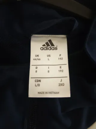 Chaqueta Adidas Azul y Blanca