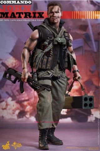 Figura John Matrix Commando Hot Toys 1/6