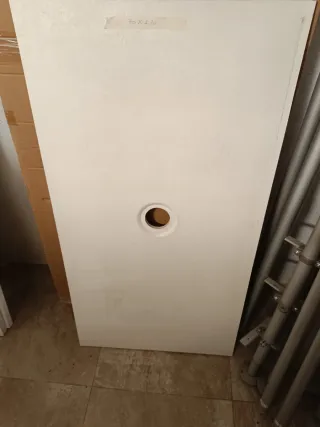 Plato de ducha piedra 73x163