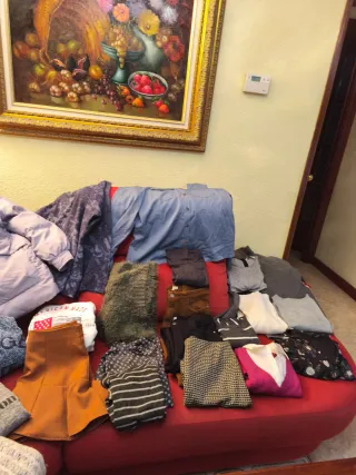 Lote 32 prendas + abrigo + Rebeca