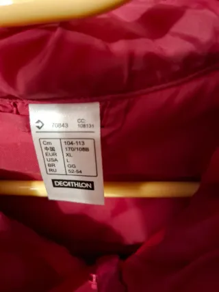 Parka Mujer Quechua Roja