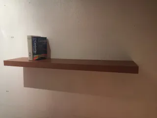 3 Estantes flotantes de madera