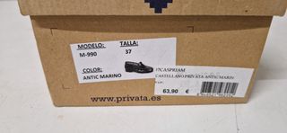 Zapatos Castellanos niño/a azul marino T.37