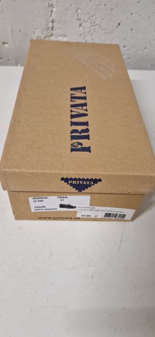 Zapatos Castellanos niño/a azul marino T.37