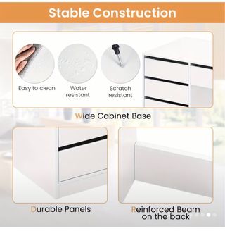 Tocador/Escritorio Blanco