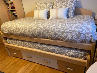 Cama nido con cajones