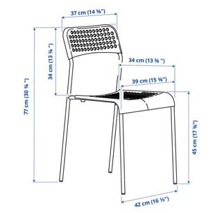 Mesa Comedor Negra + 4 Sillas