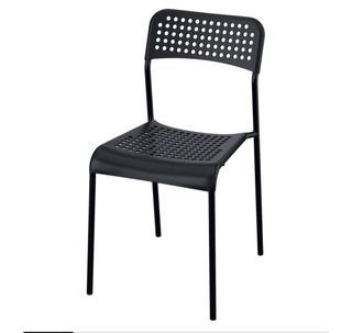 Mesa Comedor Negra + 4 Sillas