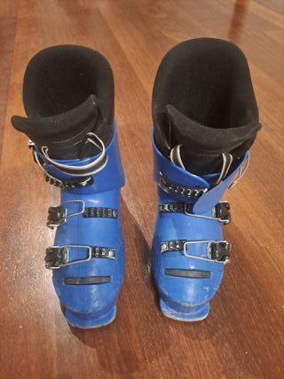 Botas de esquí azules talla 21.5