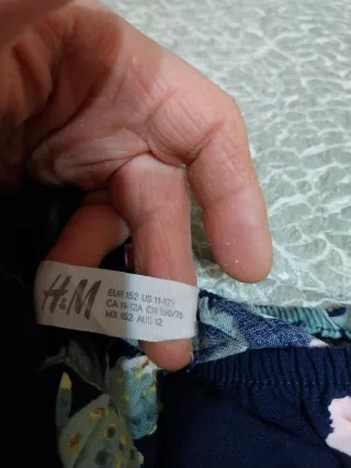 Tuta bambina fiori 11-12 anni