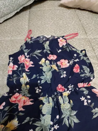 Tuta bambina fiori 11-12 anni