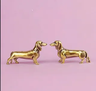 Mini bassotto in ottone