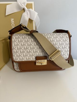Bolso Michael Kors Beige y Marrón
